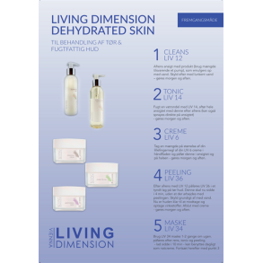 Flyer til dehydret hud i A5